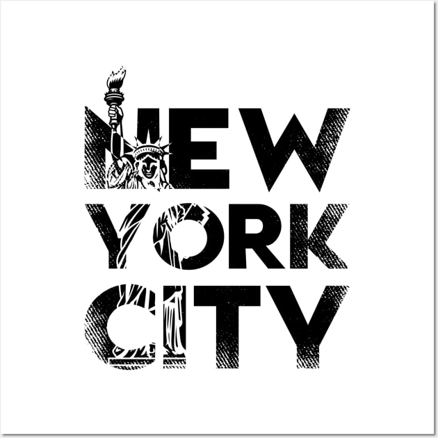 New York City Wall Art by SM Shirts